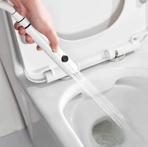 Gun Grey Solid Brass Toilet Bidet Sprayer, High Pressure Boost Nozzle